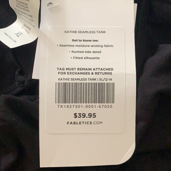 Fabletics Kathie Seamless Tank XL - Picture 4 of 4